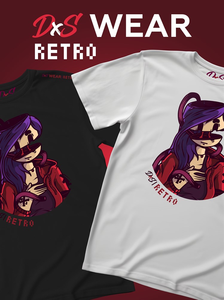 Футболка черная с коротким рук. DXS WEAR - RETRO RED (100%хлопок) tmh-67Pkhv60yJXgZTxFk1 - фото 10022 Футболка черная с коротким рук. DXS WEAR - RETRO RED (100%хлопок) tmh-67Pkhv60yJXgZTxFk1 - фото 10022