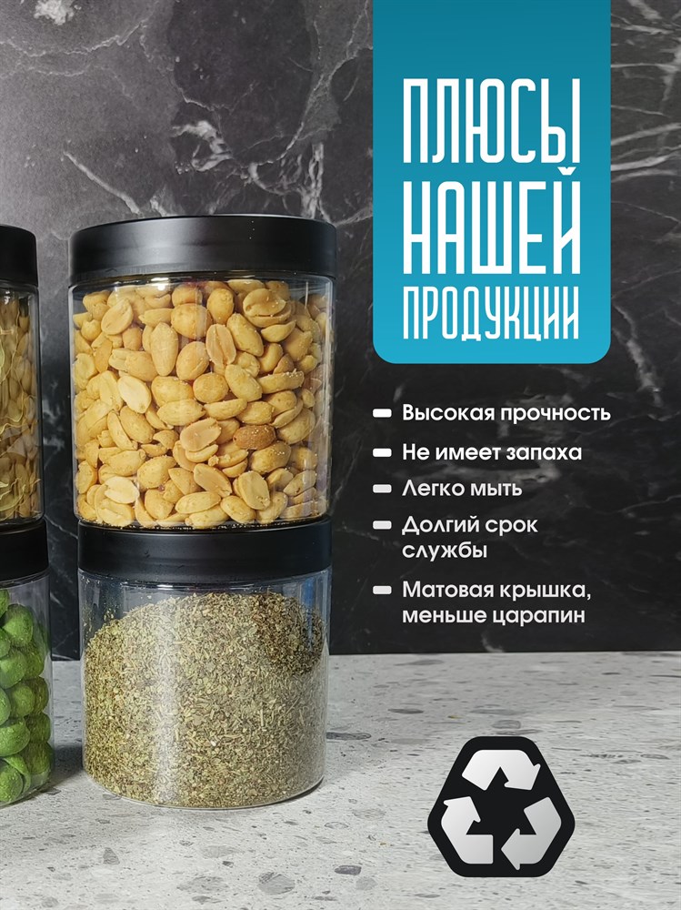 Банка для продуктов универсальная, 500 мл, 9 шт jpnZXFlpjIO7tejJLKFbD3 - фото 10862 Банка для продуктов универсальная, 500 мл, 9 шт jpnZXFlpjIO7tejJLKFbD3 - фото 10862