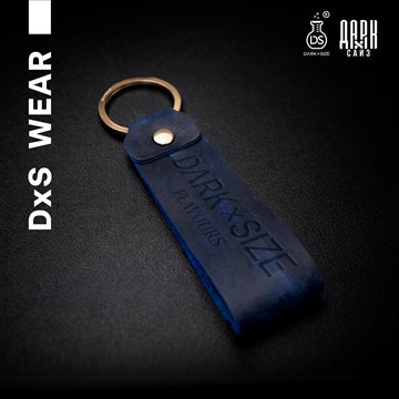 Брелок из кожи с логотипом синий 5qzOTHqChE74ysCwk0vy43 - фото 12204