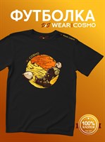Футболка черная с коротким рук. DXS WEAR - COSMO STONE (100%хлопок) l7g2qiTdh2MLLy820tfTs1