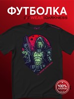 Футболка черная с коротким рук. DXS WEAR - DARKNESS KILLER (100%хлопок) 5o6A8Fkxii5MZRl7bF5md0