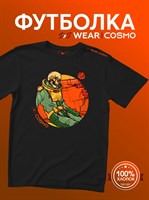 Футболка черная с коротким рук. DXS WEAR - COSMO END (100%хлопок) XqCzPv70gTVPkCzbUtEGw1
