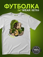 Футболка белая с коротким рук. DXS WEAR - RETRO LIMBO (100%хлопок) 7wgHktmGiUTZjM6UJMROA3