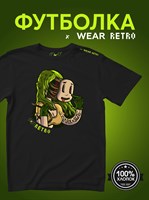 Футболка черная с коротким рук. DXS WEAR - RETRO LIMBO (100%хлопок) z5GxMRJwg-p3NQ60FPUaM0