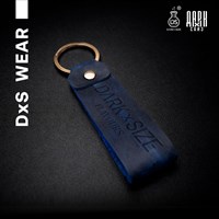 Брелок из кожи с логотипом синий 5qzOTHqChE74ysCwk0vy43