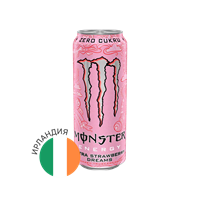 Monster Energy Zero Sugar Ultra Strawberry Dreams (Монстр зеро клубника) 500мл Ирландия N0IAYkASjyErqWXLWTHk40